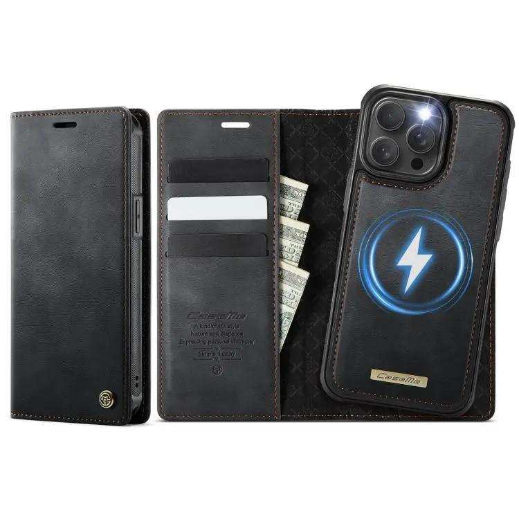 CaseMe C49 MagSafe RFID Blocking Detachable Wallet Leather Phone Case CaseMe