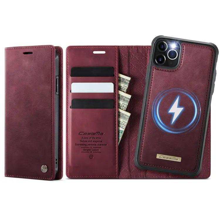 CaseMe C49 MagSafe RFID Blocking Detachable Wallet Leather Phone Case CaseMe