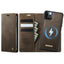 CaseMe C49 MagSafe RFID Blocking Detachable Wallet Leather Phone Case CaseMe