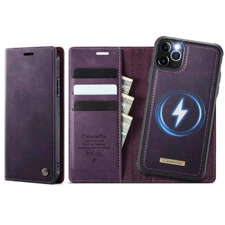 CaseMe C49 MagSafe RFID Blocking Detachable Wallet Leather Phone Case CaseMe