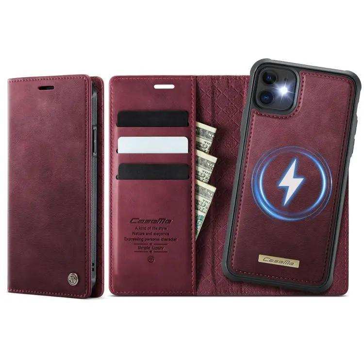 CaseMe C49 MagSafe RFID Blocking Detachable Wallet Leather Phone Case CaseMe