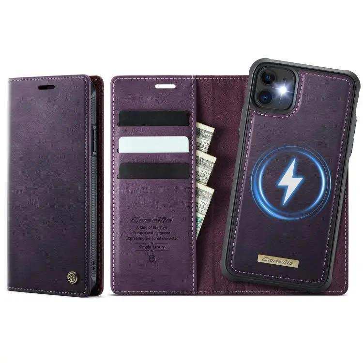 CaseMe C49 MagSafe RFID Blocking Detachable Wallet Leather Phone Case CaseMe