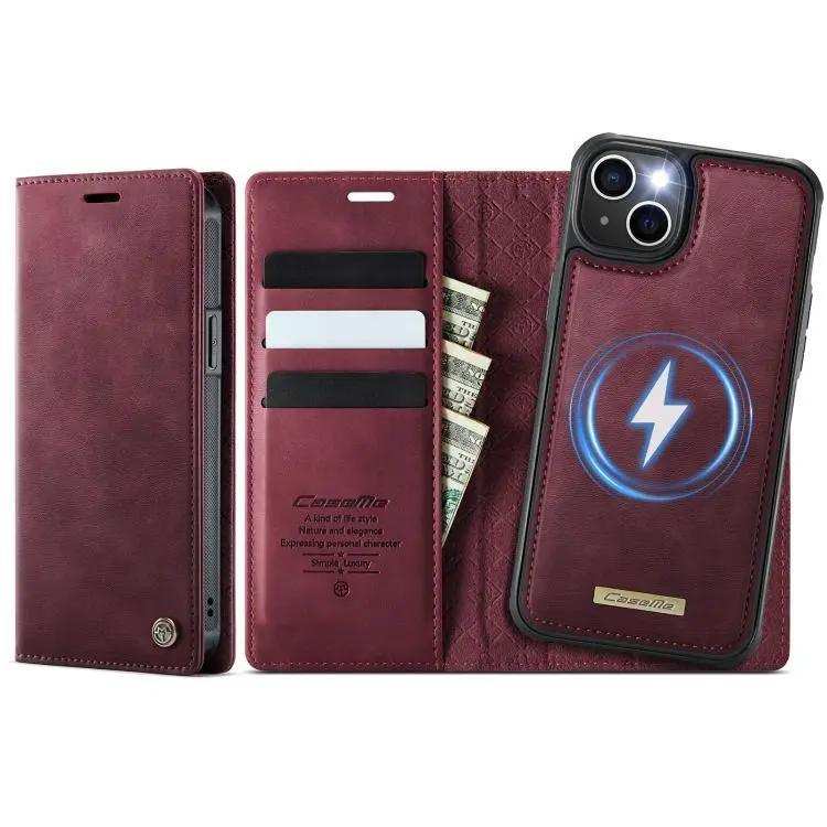 CaseMe C49 MagSafe RFID Blocking Detachable Wallet Leather Phone Case CaseMe