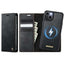 CaseMe C49 MagSafe RFID Blocking Detachable Wallet Leather Phone Case CaseMe