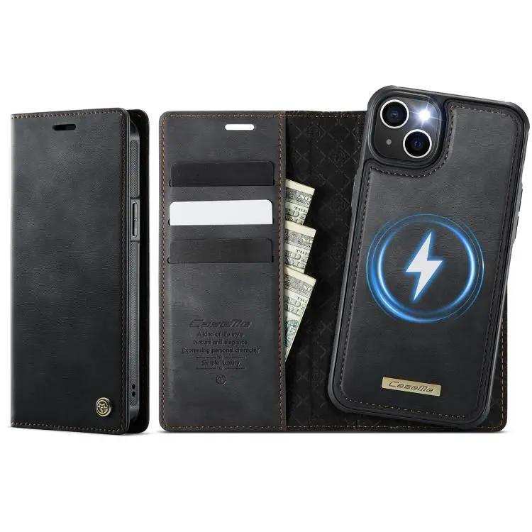 CaseMe C49 MagSafe RFID Blocking Detachable Wallet Leather Phone Case CaseMe