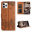 Cat Embossing Pattern Leather Phone Case with Lanyard MyMobile