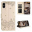 Cat Embossing Pattern Leather Phone Case with Lanyard