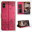 Cat Embossing Pattern Leather Phone Case with Lanyard MyMobile