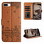 Cat Embossing Pattern Leather Phone Case with Lanyard