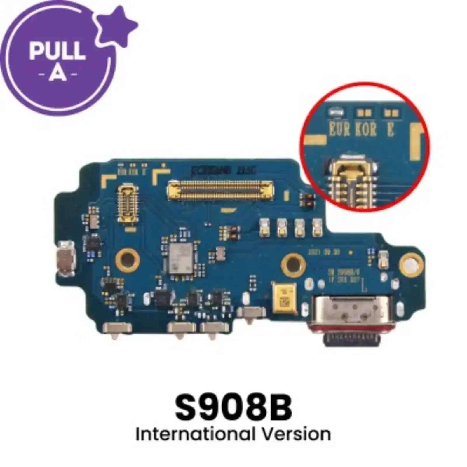Charging port repair Board for Samsung Galaxy S22 Ultra 5G S908B (International Version) (PULL-A)