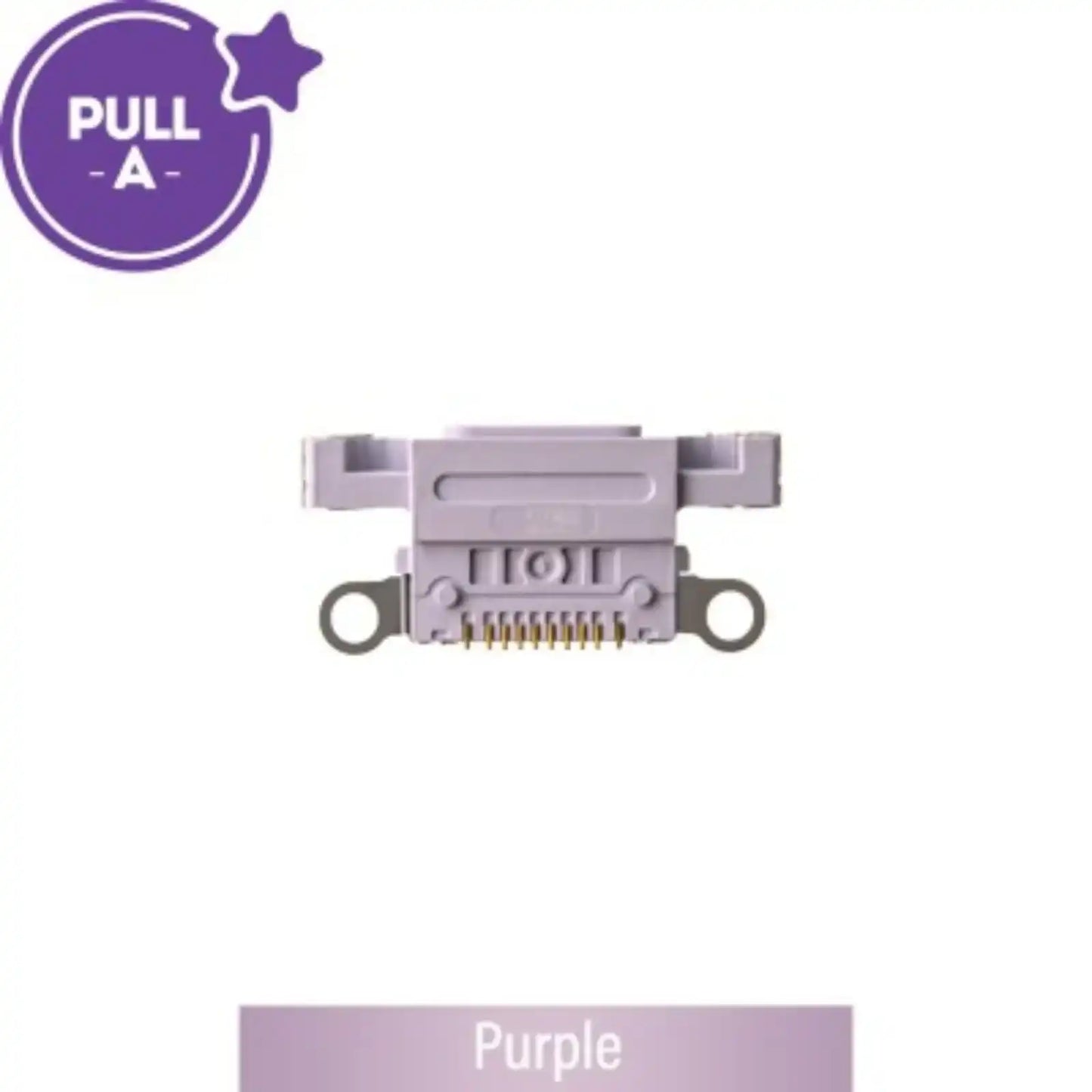 Charging port repair Connector for iPhone 14 / 14 Plus (PULL-A)-Purple PULL-A