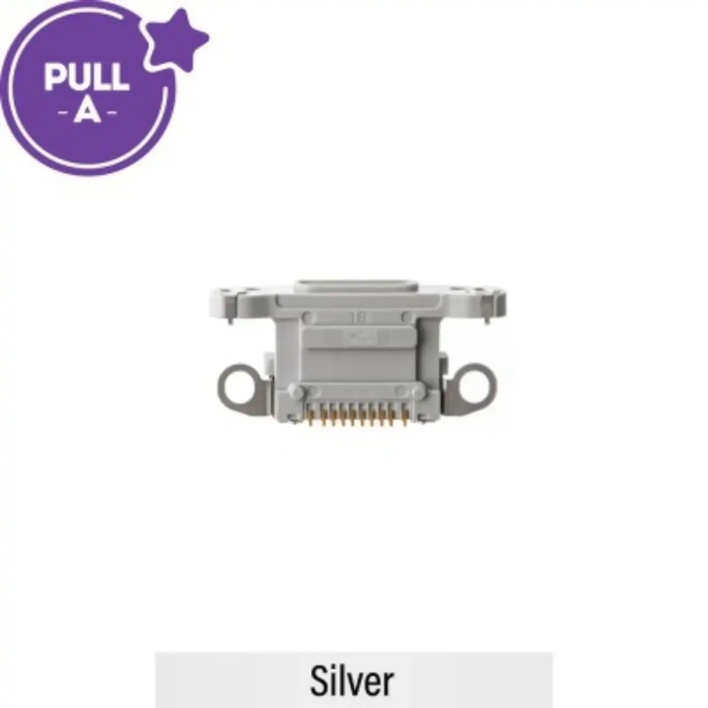 Charging port repair Connector for iPhone 14 Pro / 14 Pro Max (PULL-A)-Silver PULL-A