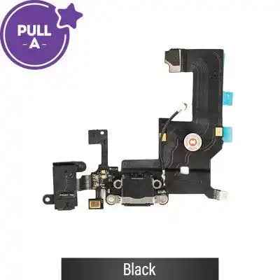 Charging port repair Flex Cable for iPhone 5 (PULL-A)-Black
