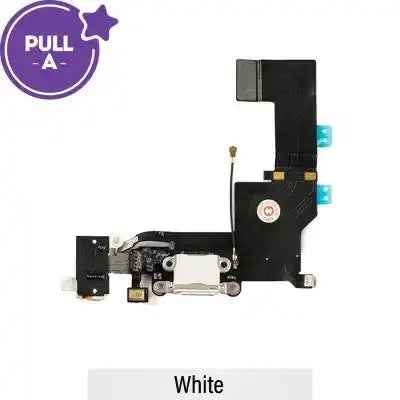 Charging port repair Flex Cable for iPhone 5S (PULL-A)-White