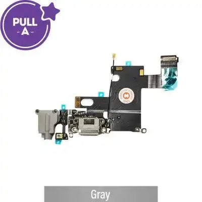 Charging port repair Flex Cable for iPhone 6 (PULL-A)-Gray PULL-A