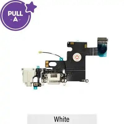 Charging port repair Flex Cable for iPhone 6 (PULL-A)-White PULL-A