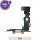 Charging port repair Flex Cable for iPhone 8 Plus (PULL-A)-Gold
