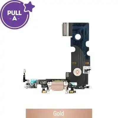 Charging port repair Flex Cable for iPhone 8 (PULL-A)-Gold