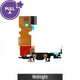 Charging port repair Flex Cable for iPhone SE (2022) (PULL-A)-Midnight