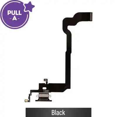 Charging port repair Flex Cable for iPhone X (PULL-A)-Black