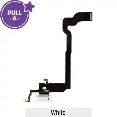 Charging port repair Flex Cable for iPhone X (PULL-A)-White