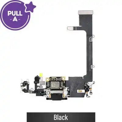 Charging port repair for iPhone 11 Pro (PULL-A)-Black PULL-A
