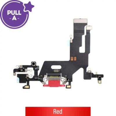 Charging port repair for iPhone 11 (PULL-A)-Red PULL-A