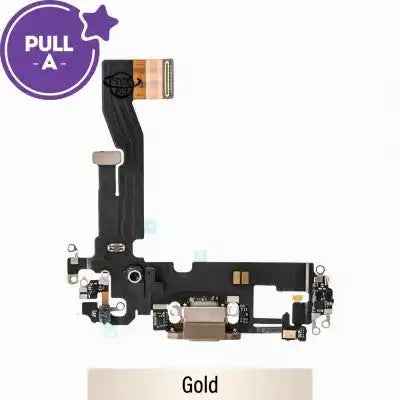 Charging port repair for iPhone 12 / 12 Pro (PULL-A)-Gold