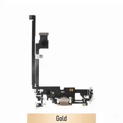Charging port repair for iPhone 12 Pro Max (PULL-A)-Gold