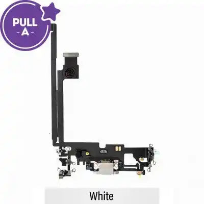Charging port repair for iPhone 12 Pro Max (PULL-A)-White PULL-A