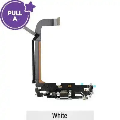 Charging port repair for iPhone 13 Pro Max (PULL-A)-White PULL-A