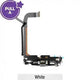 Charging port repair for iPhone 13 Pro Max (PULL-A)-White