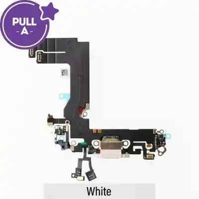 Charging port repair for iPhone 13 mini (PULL-A)-White