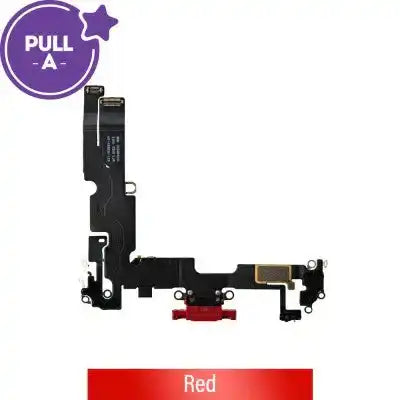 Charging port repair for iPhone 14 Plus (PULL-A)-Red PULL-A