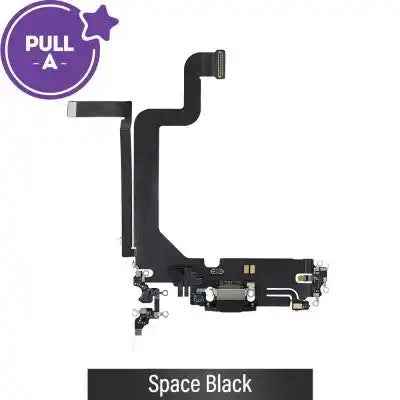 Charging port repair for iPhone 14 Pro Max (PULL-A)-Space Black
