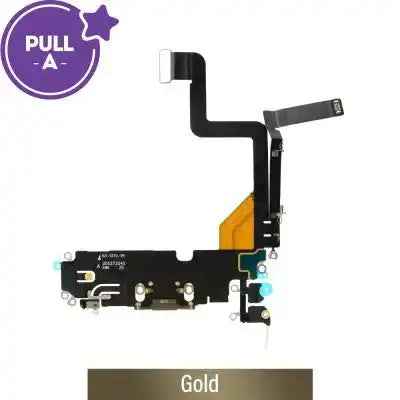 Charging port repair for iPhone 14 Pro (PULL-A)-Gold