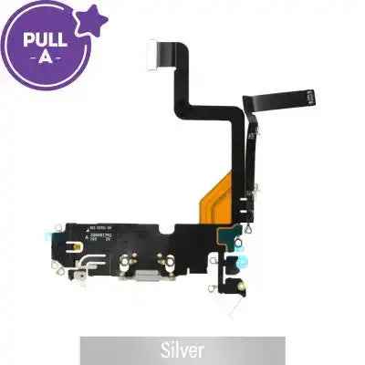 Charging port repair for iPhone 14 Pro (PULL-A)-Silver