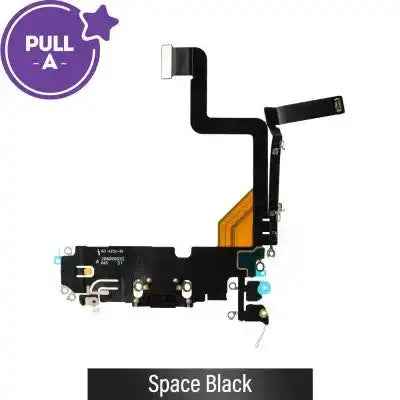 Charging port repair for iPhone 14 Pro (PULL-A)-Space Black