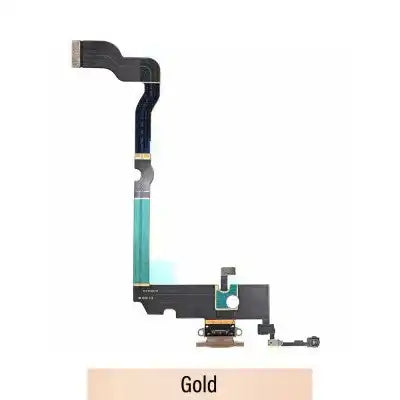 Charging port repair for iPhone XS Max (PULL-A)-Gold PULL-A