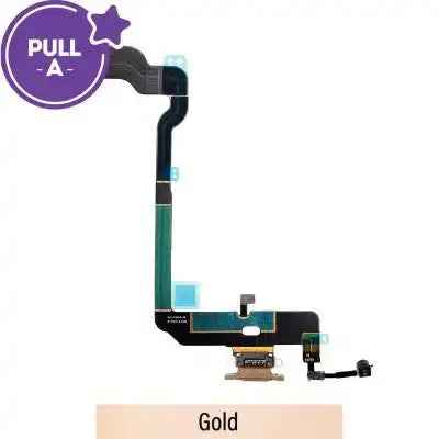 Charging port repair for iPhone XS (PULL-A)-Gold