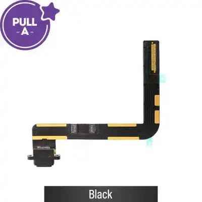 Charging port repair with Flex Cable for iPad 10.2 (2019) / (2020) / (2021) (PULL-A)-Black