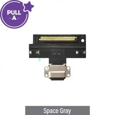 Charging port repair with Flex Cable for iPad Air (2019) (PULL-A)-Space Gray PULL-A