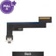 Charging port repair with Flex Cable for iPad Air (2020) (Wi-Fi) (PULL-A)-Black PULL-A