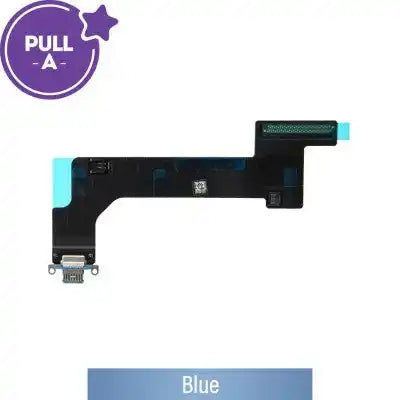 Charging port repair with Flex Cable for iPad (2022) (Wi-Fi + Cellular) (PULL-A)-Blue PULL-A