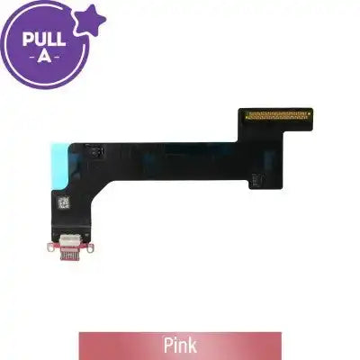 Charging port repair with Flex Cable for iPad (2022) (Wi-Fi + Cellular) (PULL-A)-Pink PULL-A