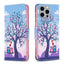 Colored Drawing Pattern Flip Leather Phone Case MyMobile