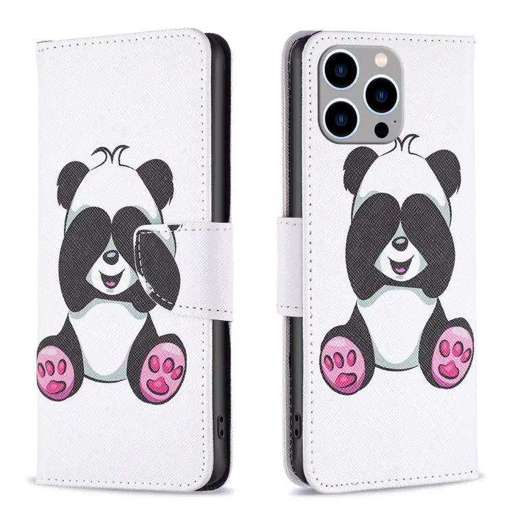 Colored Drawing Pattern Flip Leather Phone Case MyMobile