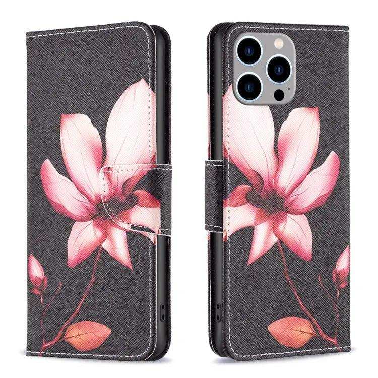 Colored Drawing Pattern Flip Leather Phone Case MyMobile