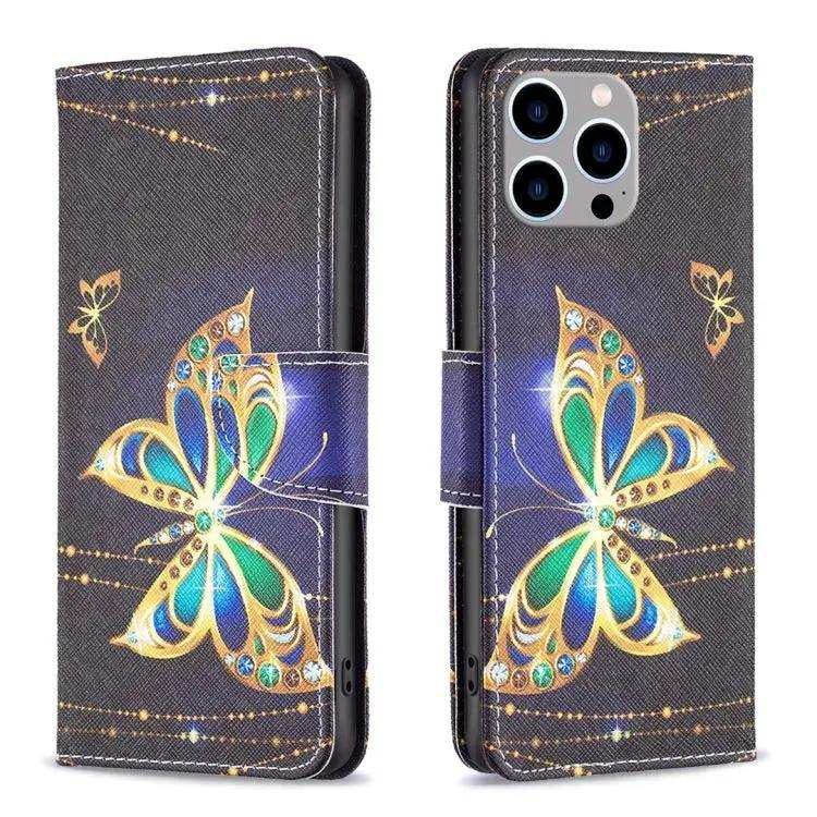 Colored Drawing Pattern Flip Leather Phone Case MyMobile