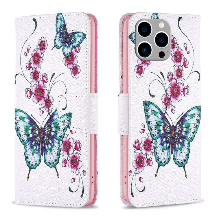 Colored Drawing Pattern Flip Leather Phone Case MyMobile